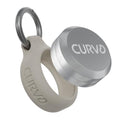 CURVD Premium Carrying Case Durable Travel Keychain Container, Medicine Pill Organizer, Travel Pill Box, Small Waterproof Holder for Pills, Earplugs, Compatible with Loop, Vibes & Eargasm - color: Honey