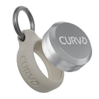 CURVD Premium Carrying Case Durable Travel Keychain Container, Medicine Pill Organizer, Travel Pill Box, Small Waterproof Holder for Pills, Earplugs, Compatible with Loop, Vibes & Eargasm - color: Honey