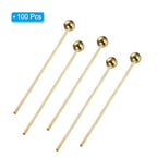 PATIKIL 100Pcs Rose Gold Ball Head Pins Jewelry Making 24 Gauge 18mm Wire Head Pins Brass Round Ball Head Pins Metal End Head Pins for DIY Craft Necklaces Bracelets Earrings - color: Rose Gold, size: 18mm