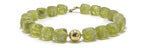 Colorful Beaded Choker Necklace for Women Boho Large Square Acrylic Beaded Necklace Adjustable Surfer Beach Strand Necklces Summer Jewelry Accessories - color: Green