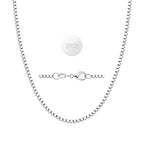 925 Silver Chain Necklace for Women 2mm Box and Snake Italian Choker Chain Thin & Strong Necklace 16/18/20 Inch - size: 20 inch, style: Box Chain