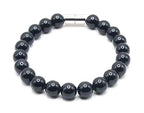 Rose Quartz Bracelet - 8mm Healing Crystal for Love, Unisex - color: 01: Black Onyx, style: C: 7-7.4 inches