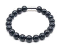 Rose Quartz Bracelet - 8mm Healing Crystal for Love, Unisex - color: 01: Black Onyx, style: E: 7.9-8.2 inches