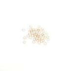 50pcs 14/20 Gold Filled Round Open Jump Rings 3.8MM OD, 2.5MM ID 22 Gauge by CRAFT WIRE - color: 22 Gauge, size: 3.8MM