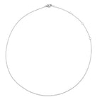 Honeycat Thin Chain Adjustable Choker in Gold, Rose Gold, or Silver (13", 14", 15", 16", 17") | Delicate Jewelry - color: Silver