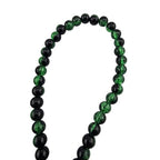 DandS ltd Crackle Lampwork Glass Beads for Jewelry Making, Dark Green, Vibrant DIY Bracelets, Necklaces, Earrings, Beading Supplies & Craft Kits for Handmade Jewelry, 80pcs 0.39 inch (10mm), #J234-10 - color: Dark Green