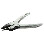 The Beadsmith Round Nose/Concave Parallel Pliers - 5.71 inches (145mm), Steel tool for jewelry making, no spring - style: Round Nose/Concave - 145mm
