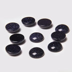 20pcs 4mm Natural Stone No Hole Blue Sandstone Semicircle Smooth Cabochons Beads Healing Chakra Crystal Stone Bead for Jewelry Making Rings Earrings Necklace Bracelet DIY Crafts - color: Blue sandstone, size: 4mm