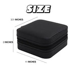 KElofoN Jewelry Case & Box Organizer - Small, Mirrored, for Girls & Women (Black-5) - color: Black-5