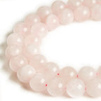100pcs 6mm Rose Quartz Beads Natural Gemstone Beads Round Loose Beads for Crafting and Jewelry Making - color: Rose Quartz, size: 6mm
