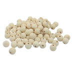 200Pcs Natural Wood Beads, 12mm Small Round Wooden Balls, 1/2Inch Unfinished Wooden Beads for Crafts, DIY Jewelry, Dream Catchers - size: 12mm