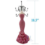 2 PCS Set Jewlery Display Shoe Ring Holder - Mannequin Necklace Display Bracelet Orgaziner (Or) - color: Or