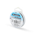 Beadalon 49 Strand Stainless Steel Bead Stringing Wire, .015 in / 0.38 mm, Black, 10 ft / 3.1 m - color: Black, style: .015 in / 0.38 mm, 10 ft / 3.1 m