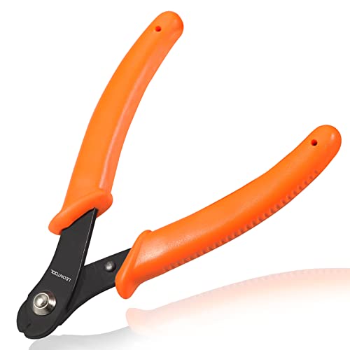 5-Inch Memory Wire Cutters for Jewelry Making Jewelry Wire Cutters Memory Wire Cutting Pliers Jewelry Making Supplies for Crafting Beading DIY - color: Orange