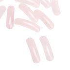 BEADIA Curved Rose Quartz Stone Beads 36x10mm 4pcs for DIY Bracelet Jewelry Making - color: Rose Quartz