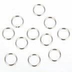 200pcs Adabele 304 Grade Surgical Stainless Steel 8mm (0.3 Inch) Open Jump Rings O Connector (0.7mm/21 Gauge) for Craft Jewelry Making SJF83-8 - size: 8mm Ring (0.7mm wire gauge)