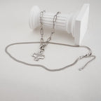 Bheop Chunky Cross Necklace for Women Trendy 14K Gold Silver Layered Statement Cross Pendant Charm Necklace Waterproof Paperclip Herringbone Snake Choker Chain Christian Jewelry Set Gift Non Tarnish - style: SL-2PCS/0.8 inch Cross+Herringbone Necklace