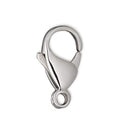 20pcs Adabele 304 Grade Surgical Stainless Steel 12mm (0.47 inch) Small Trigger Lobster Claw Clasp Hypoallergenic Connector for Craft Jewelry Making SJF12-3 - size: 12mm clasp