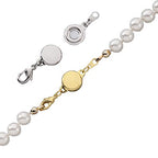 Zpsolution Locking Magnetic Jewelry Clasp for Necklace and Bracelet - Set of 4 Glod and Silver - color: Round Gold and Silver
