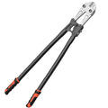 24 Inch Bolt Cutter, Heavy Duty Forged T8 Steel Blade Wire Cutters for Chains, Metal, Screws, Rivets & Fences, Ergonomic Rubber Grip Handle for Industrial Use & DIY Projects - size: 24 Inch