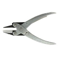 The Beadsmith Round Nose/Nylon Flat Nose Parallel Pliers, 5.5 inches (140mm) Steel Tool for Jewelry Making, with Spring - style: Round/Nylon Flat Jaw - 140mm