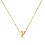 Turandoss Mothers Day Gifts for Mom Wife - Dainty 14K Gold Plated Heart Initial A-Z Pendant Letter Heart Necklace Birthday Mothers Day Gifts for Women Girls - style: N