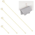 Necklace Extender 925 Sterling Silver Hypoallergenic Chain Extender with Jewelry Clasps, Necklace Bracelet Anklet Extension for Women