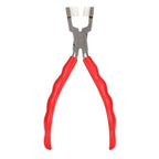 Nylon Jaw Pliers for Jewelry Making Non-Scratch C-Type Pliers with Anti-Slip Handle Round & Flat Nose Design for Wire Bending(Arc pliers) - style: Arc pliers