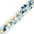 Natural Blue Ice Nakaurite 6mm Gemstone Round Loose Beads Strand for DIY Bracelet Necklace Jewelry Making Bead - color: Blue Ice Nakaurite, size: 6mm