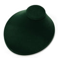 Oirlv Necklace Holder Bust Velvet Jewelry Display Necklace Display for Vendors Display Pendant Display Stand Green - color: Green Velvet
