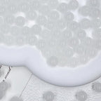 200pcs Glass Beads, 8mm Glass Beads for Barcelet and Jewelry Making DIY Crafts (White) - color: White