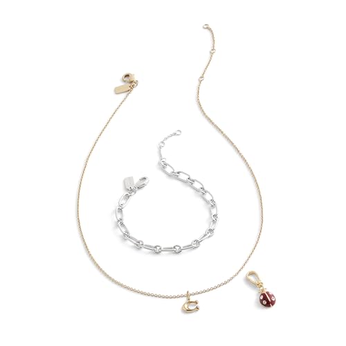 COACH Women's Collectible Signature Jewelry Charm - color: Ladybug Red/Gold