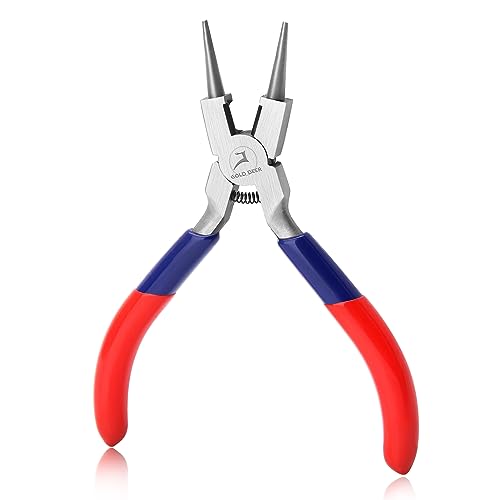 Round Nose Pliers With Cutter - Jewelry Making Tools, Micro Miniature Pliers For Wire Wrapping, Beading And Crafts - style: Round Nose Pliers With Cutter