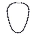 GAVU Hand-knotted Men's Beaded Necklace, Crystal Necklace for Men - color: Onyx, size: 20"