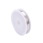 1 Roll 10.17 Feet(3.1m) 21 Gauge Round Copper Jewelry Bendable Wire Long-Lasting Plated Jewelry Wire Soft Artistic Wires Copper Metal Beading for Jewelry Making Crafts,Silver Color Plated - color: 21 Gauge,Silver Color Plated