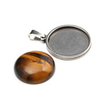 Natural Stones Cabochon 4 6 10 12 14 16 18 20 MM Round No Hole for Making Jewelry - size: 16 MM