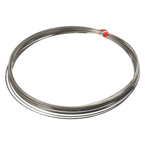 PATIKIL Soft Nickel Silver Wire, 1Pcs 18Gauge/1.0x1.0mm Diameter 6m/19.68ft Square Craft Wire for Jewelry Making Beading Wires Wrapping - size: 18Gauge
