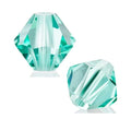 100pcs Authentic Preciosa 3mm (0.12 Inch) Small Faceted Bicone Crystal Loose Beads Caribbean Sea (Blue) Compatible with Swarovski Elements Crystals for Jewelry Making Pre-B333 - color: Caribbean Sea, size: 3mm (0.12 Inch) - 100pcs