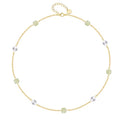 Natural Hetian Jade & Pearls Beaded Necklace Bracelet Jewelry for Women, Lucky Green Jade White Pearl Charm Adjustable Chain Jewelry Gift for Mom Lover her - color: Necklace