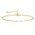 DEARMAY 14K Gold Plated Ankle Bracelets Set for Women Waterproof, Anklets for Women Cuban Link Layered Pack Jewelry Gift - color: Gold Anklet-T