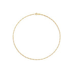 Amazon Essentials 14k Gold or Sterling Silver Plated Figaro Chain Necklace - color: Yellow Gold, size: 18", style: 2 mm