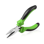 SPEEDWOX Mini Long Nose Pliers 5 Inches, Jewelry Beading Tool with Non-Serrated Jaws for Jewelry Making, Bending Wire and Small Object Gripping - style: Long Nose Pliers with Non-Serrated