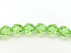 100pcs Adabele Austrian 4mm (0.16 Inch) Small Faceted Loose Round Crystal Beads Peridot Green Compatible with 5000 Swarovski Crystals Preciosa SS2R-416 - color: Peridot Green, size: 4mm Small (100pcs)