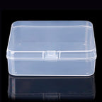 Rocutus Clear Plastic Beads Storage Containers Empty Mini Storage Container Box,12 Pack Plastic Storage Containers with Lids,Bead Storage Box with Hinged Lid for Beads(4.5 x 3.3 x 1.1 inch) - size: 4.5 x 3.3 x 1.1 inch