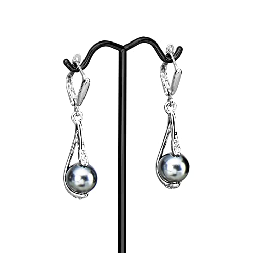 MOOCA Enhance Your Jewelry Presentation with the 4 Pcs Set Acrylic Earring Display Stand - Perfect Showcase for Earrings, Countertop T Stand, and Stylish Jewelry Display, Black Color - color: Black