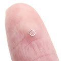 2MM Sterling Silver Jump Rings 100PCS 2MM Jump Rings Small 2MM Jump Ring Open Jump Rings for Jewelry Making for Miniature Jewelry Making Stainless Steel 2MM Jump Rings for Jewelry Making - color: Silver