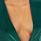 Body Chain,Body Jewelry for Women,Sexy Layered Chest Chain,Layered Adjustable Waist Jewelry for Beach Accessories,Gold Plated Waist Chains - color: Gold-F