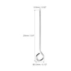PATIKIL 200Pcs 304 Stainless Steel Jewelry Eye Pins 20mm 22 Gauge Silver Open Eye Pins for Jewelry Making DIY Craft Necklaces Bracelets Earrings - color: Silver, size: 20mm