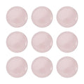 Fashewelry 10Pcs Natural Rose Quartz Cabochon Stone Round Beads 20mm Flat Back Gemstone Chakra Healing Crystal Cover Cabs for Jewelry Making - color: 3-Rose Quartz, size: 20x6mm