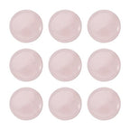 Fashewelry 10Pcs Natural Rose Quartz Cabochon Stone Round Beads 20mm Flat Back Gemstone Chakra Healing Crystal Cover Cabs for Jewelry Making - color: 3-Rose Quartz, size: 20x6mm